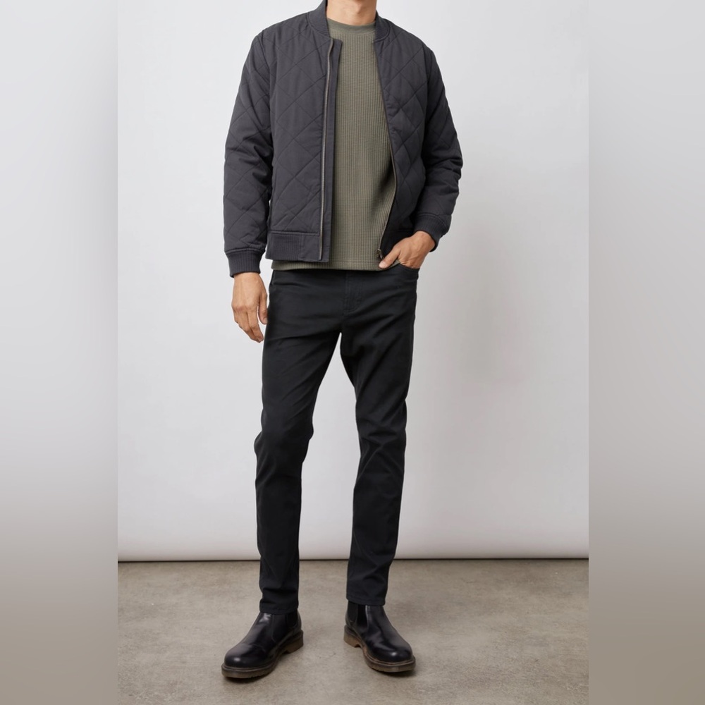 NWT RAILS peninsula jacket in washed black